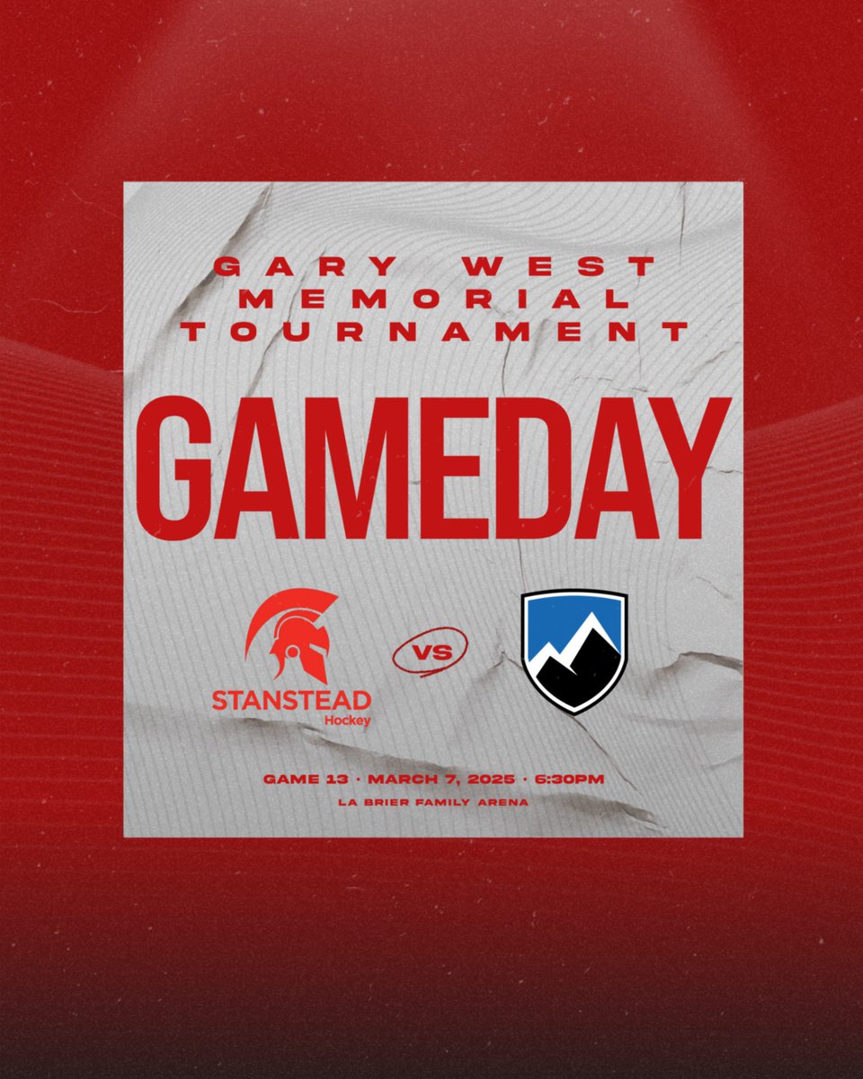Game 13 of #GaryWestMemorialTournament has <a href="/stanstead1872/">Stanstead College</a> taking on <a href="/EverestPrep/">Everest Academy Prep Hockey</a> at La Brier Family Arena. 
Watch: youtube.com/watch?v=14ocZu…