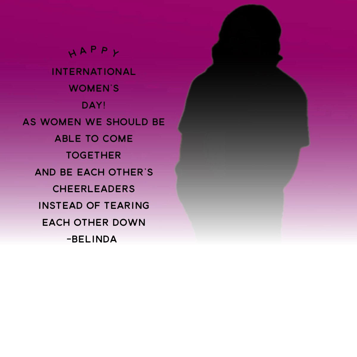 Happy international Women’s Day to all the differently able women out there who are kicking butt and changing how the world sees us. To that I say thank you let’s continue to be each other’s supporters and cheerleaders in our community.