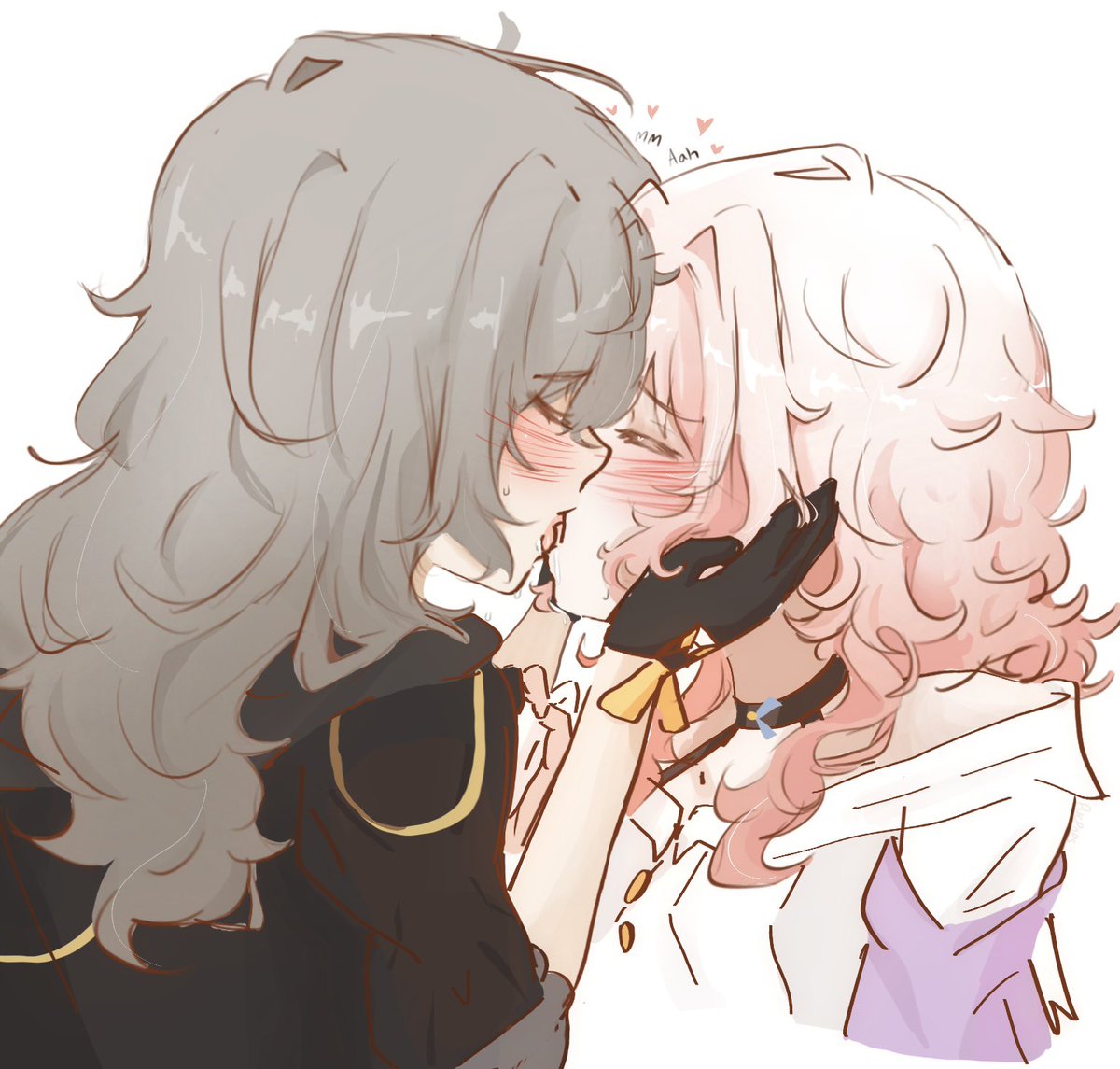 PucPops's tweet photo. First kiss quickly escalated 

#stellemarch #starch #stelle #march7th #HonkaiStarRail https://t.co/Bgk8Zgmjwp