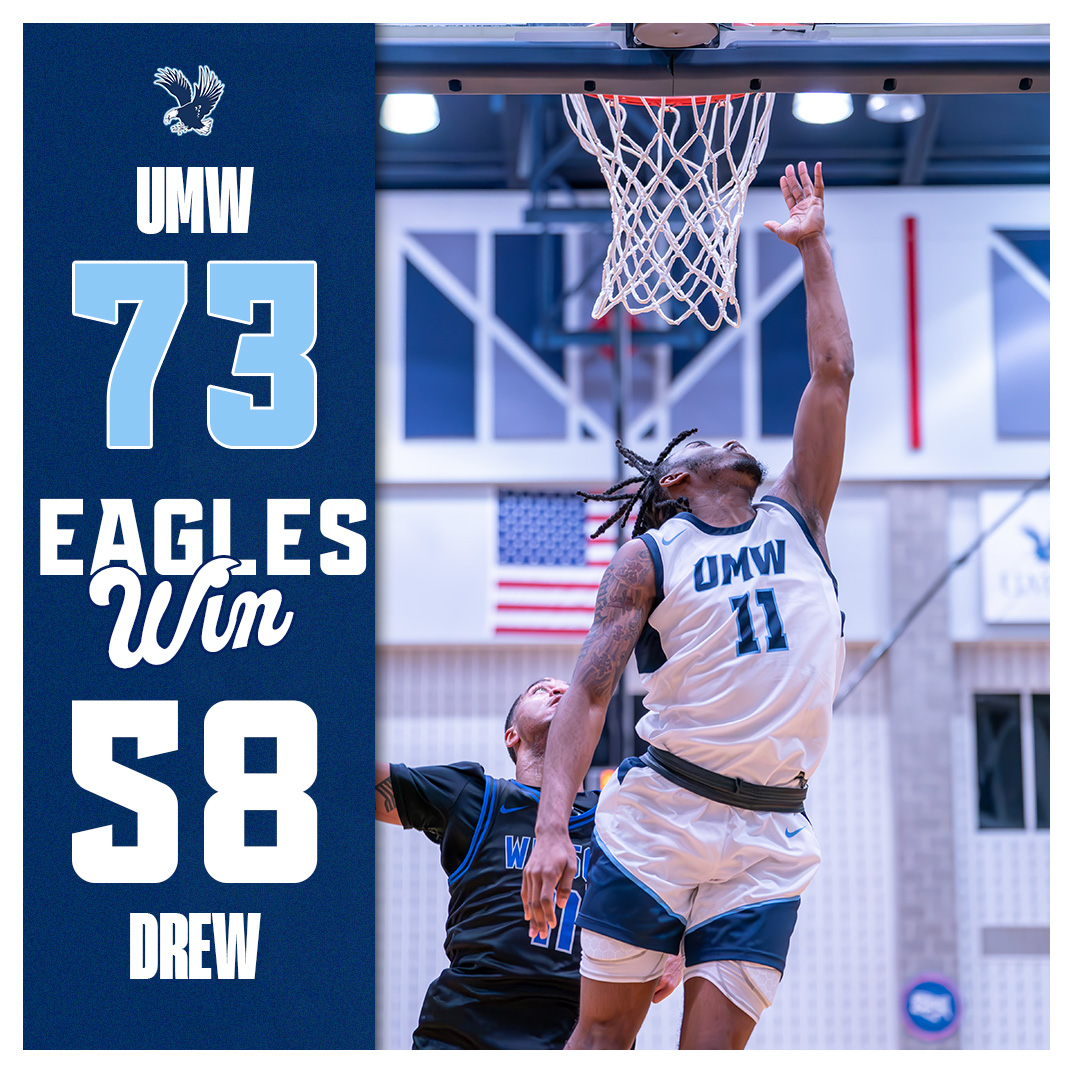 𝐍𝐨𝐭 𝐪𝐮𝐢𝐭𝐞 𝐦𝐢𝐝𝐧𝐢𝐠𝐡𝐭 ⏰

Cinderella's still at the dance! Catch us tomorrow evening in Mahwah for the second round after Jay Randall (16 points) and Kye Robinson (15 points) lead us in first round win over No. 16 Drew!

#GetDirtyGoWash 🦅 x #d3hoops 🏀