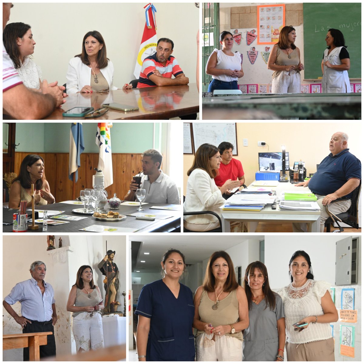 ClaraGarcia_SF's tweet photo. 🚗RECORRIDA POR EL DEPARTAMENTO SAN JAVIER 

Junto con Marcelo Bressan y referentes locales estuvimos presentes en #Romang visitando el Centro de Salud, la Cooperativa Agrícola y la escuela técnica. También nos reunimos con el Intendente @OscarRamseyer repasando obras en marcha

En #ColoniaTeresa con Gimena Chamorro nos recibieron en la escuela Sargento Posteau que está camino a sus 100 años. 

También pasamos por #SanJavier, donde dialogamos con representantes de instituciones y con la intendenta Maribel Gonzalez, que repasó sus proyectos estratégicos

Para terminar, dijimos presentes en #LaBrava con Juan Ríos, conociendo el club Juventud Unida y la Parroquia del Rosario. 

Creemos en la política cercana, en llegar a cada territorio para poder entender de cerca lo que necesita cada santafesino. Adelante!
