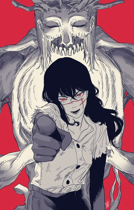 Horseman sistersConquest, War, Famine, and Death(?).#chainsawman #チェンソーマン 