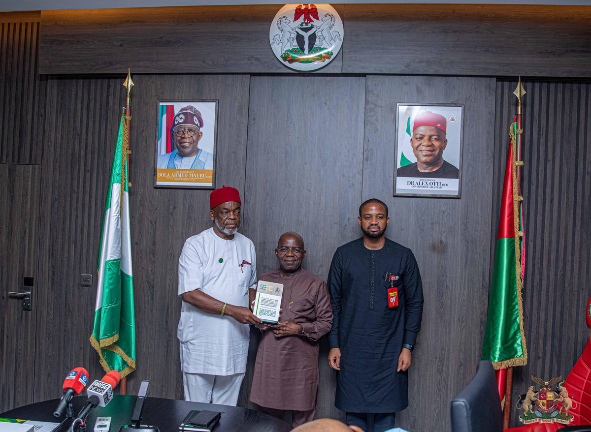 alexottiofr's tweet photo. Yesterday, I had the pleasure of receiving the Board and Management of the South East Development Commission (SEDC). I emphasized the critical importance of investing in power for the economic development of our region. Power is essential for industrialization and the growth of small and medium enterprises. Solving the power issue would address 60% of the challenges faced by our industries.

As part of our commitment to support SMEs and industrialization, we have assisted Geometric Power to come on stream. We are also in discussions with Interstate Electrics Limited to take over their equity in Enugu Electricity Distribution Company (EEDC), ensuring power provision to areas not covered by Geometric Power. Geometric possesses the capacity to generate 188 megawatts, with 100 megawatts allocated to meet the demands of the Aba Ring Fence and the remaining capacity designated for the Umuahia Ring Fence.

I commend President Tinubu for approving the commission and the National Assembly for the speedy passage of the South East Development Commission Bill. The commission will provide an enabling environment and support businesses to thrive. Our administration is ready to collaborate with the commission for the development of the State and the entire region.

Special thanks to the Chairman, Dr. Emeka Wogu and the MD/CEO of SEDC, Dr. Mark Okoye, for presenting the commission's roadmap and their readiness to reposition the region and bridge the development gaps caused by years of neglect.