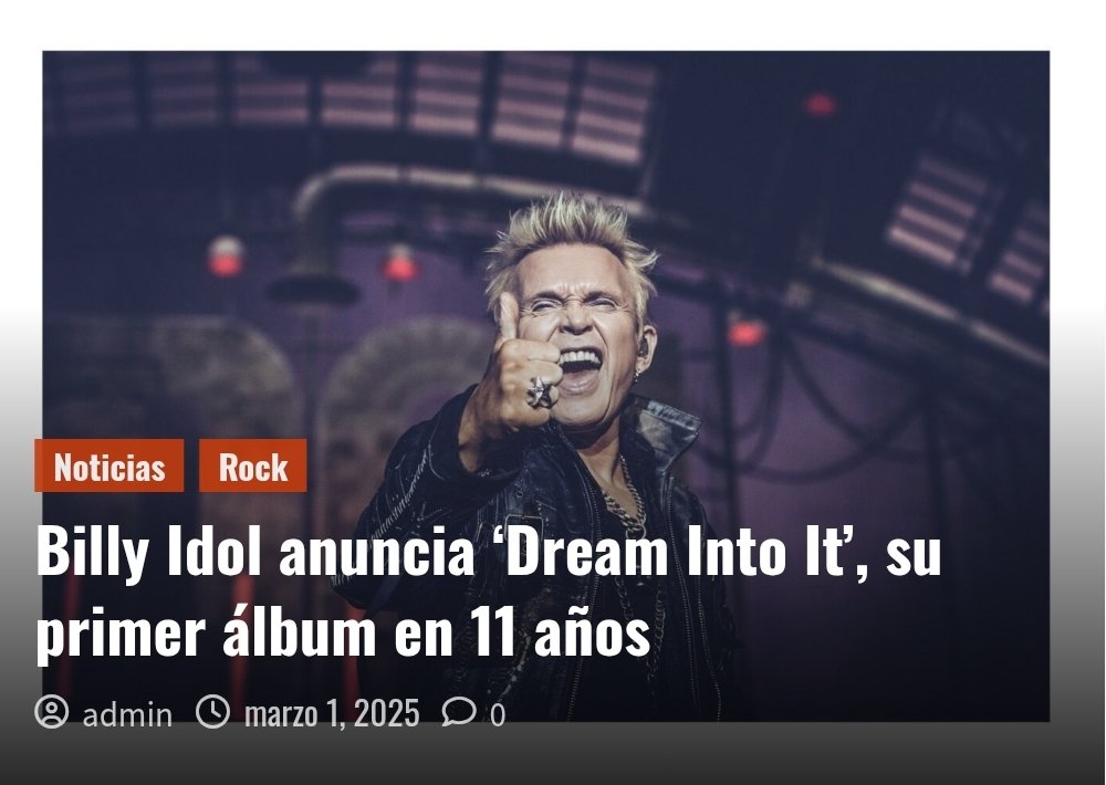AsesoriasRock's tweet photo. ¿No les pasa que escuchan a Billy Idol y les dan ganas de enfarrarse?

Por: Santiago Peña Aranza | @SantiagoPeye
https://t.co/bDLQsslHXG https://t.co/OE2fpP0kZ5