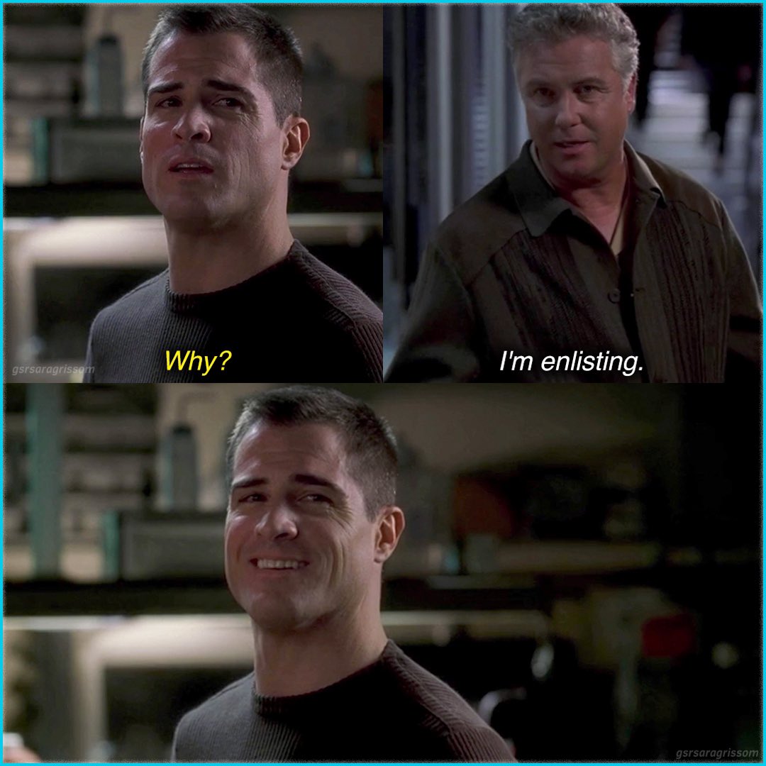 gsrsaragrissom's tweet photo. Grissom lol 

#csi #csilasvegas #gilgrissom #williampetersen #nickstokes #georgeeads #csivegas #davidberman https://t.co/z7429olGZ3