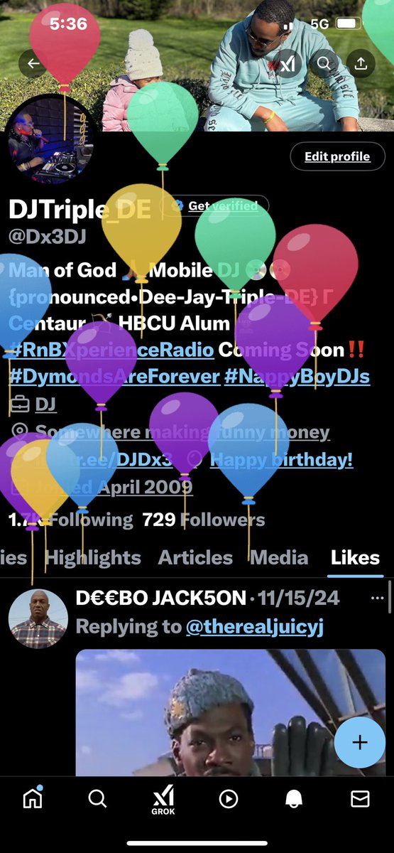 Dx3DJ's tweet photo. Happy Born 2 A Real 1 https://t.co/bhGBVJDlnO