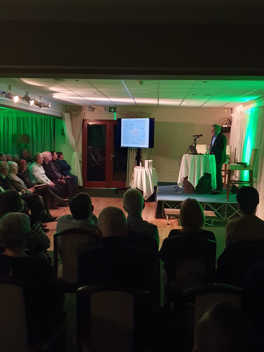 Brilliant night in Delgany GC tonight,150 people in attendance to hear tales of the great Irish explorer Ernest Shackleton and his shipmate Tom Crean...not just a golf club...