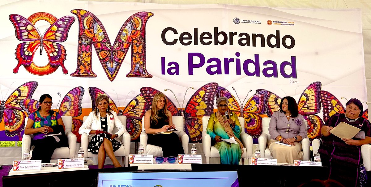 RedAbogadas's tweet photo. En el marco de #8M nuestra colega @FloraGutierrezX se encuentra como panelista en el evento:

#CelebrandoLaParidad🙅🏾‍♀️
que convoca el @TEPJF_informa 

Colocando que la #paridad debe ser desde la diversidad, intercultural y antirracista.

#MujeresIndigenas https://t.co/HE6jOmdyFe
