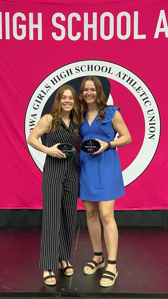 bradm198's tweet photo. @teya_speltz32 @cjpryor8 Iowa Acedemic All-State Basketball, Congrats! Smart n Athletic. Hard Work Pays Off! Glad your both on our team😊 https://t.co/7WEVJHGG9k