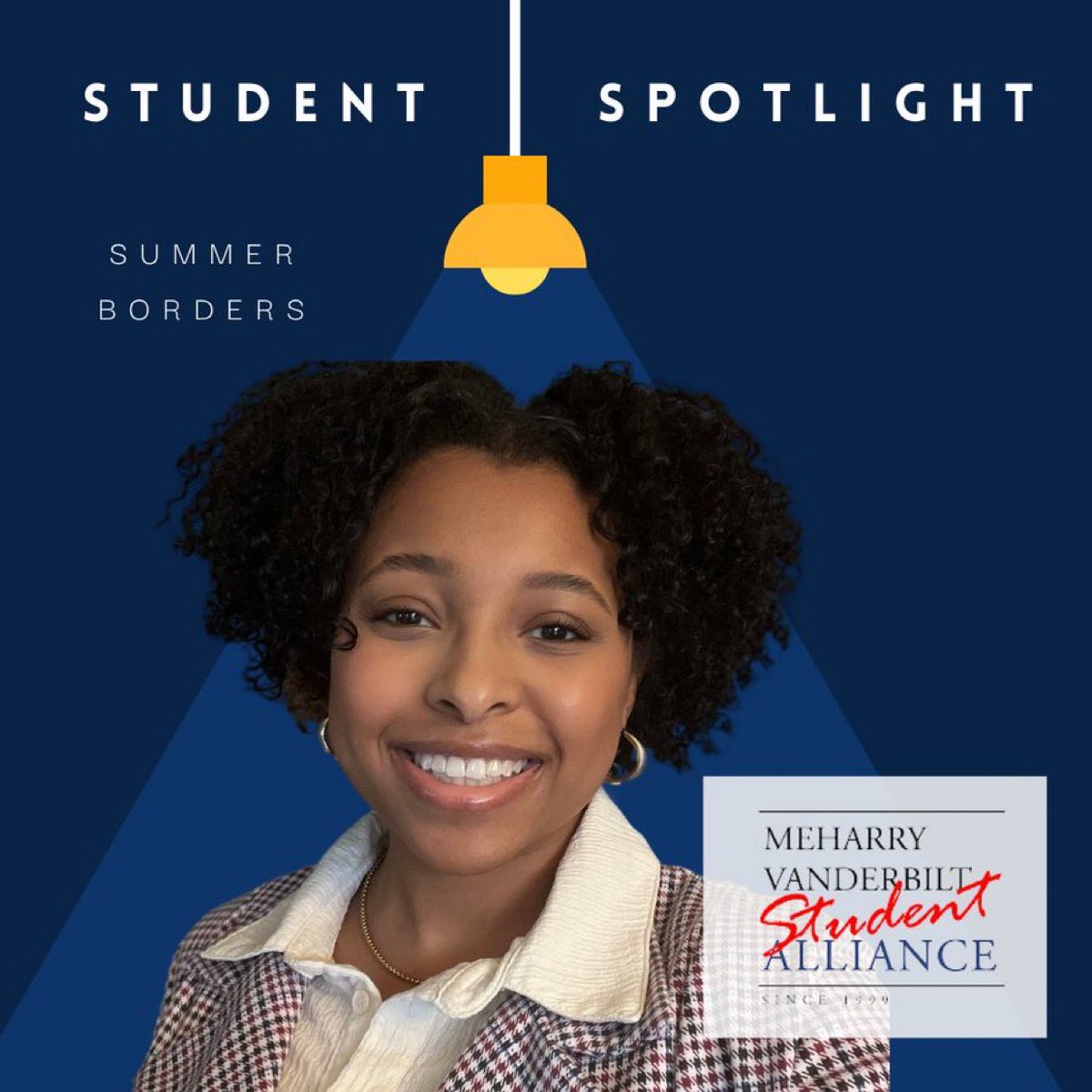 Recently, we got to know more about Meharry-Vanderbilt Student Alliance (MVSA) Member and Vanderbilt University School of Nursing student, Summer Borders.

Read more: bit.ly/3EZyboO to hear about her career goals and experience as a MVSA Member.