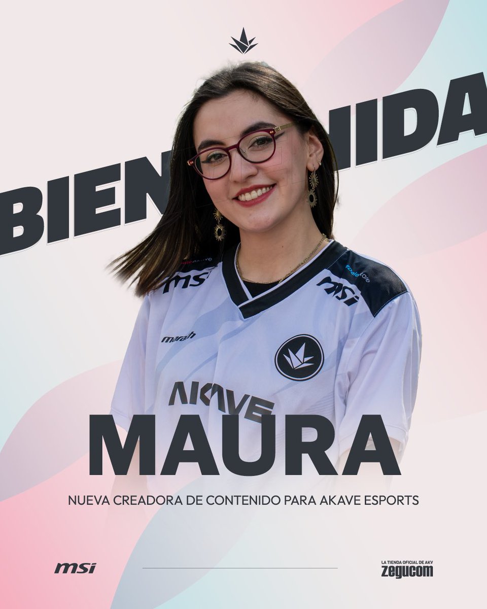 AkaveEsports's tweet photo. Estamos emocionados de anunciar que @mauragcr está de vuelta.
¡Bienvenida a casa, Maura! 🫶

#AKVCreator #PuroAKV🩵 https://t.co/EmpVAYc7gk