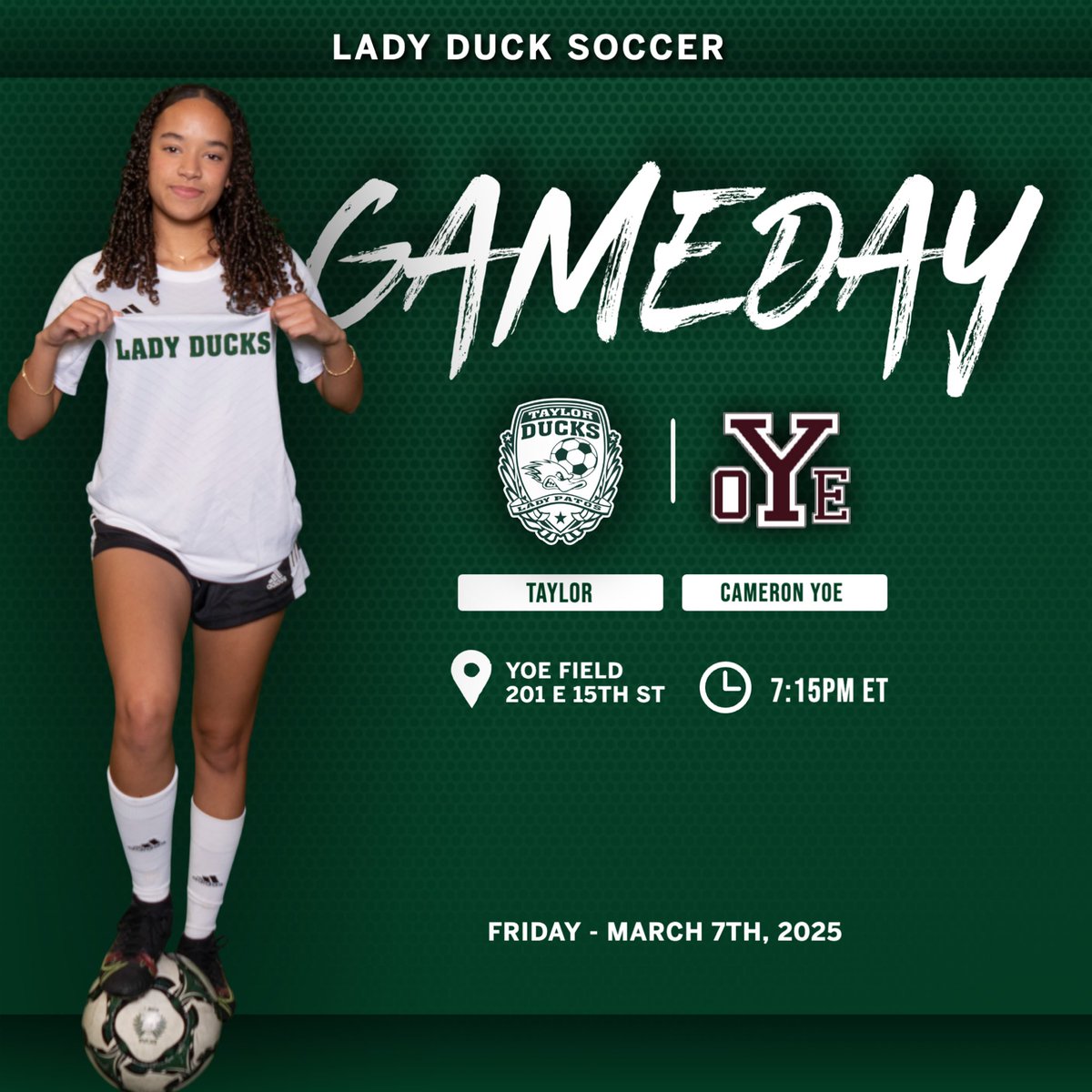 Taylor soccer on the road before we hit our spring break! 🦆⚽️