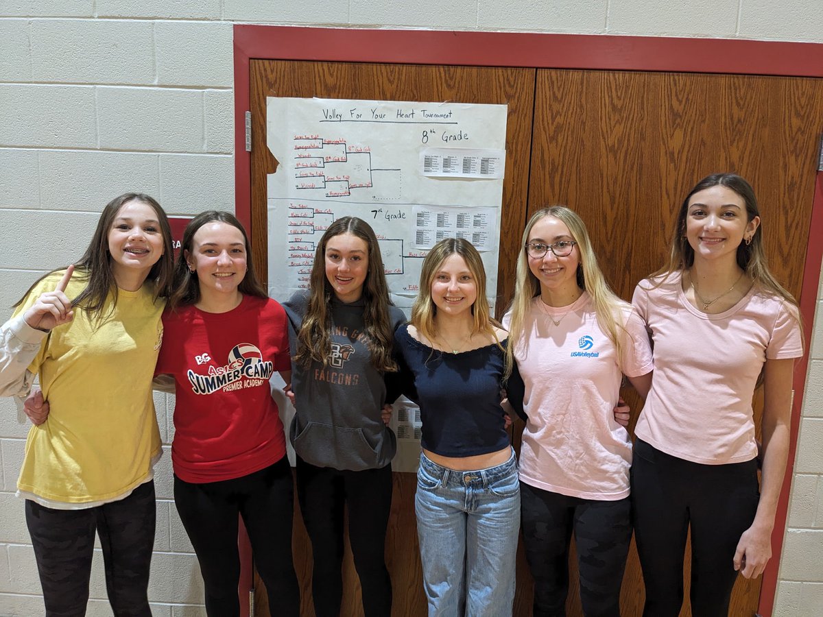 Our students raised over $1,200 for the American Heart Association through our Volley4Heart tournament. Congrats to our winning 6th, 7th, and 8th grade teams!