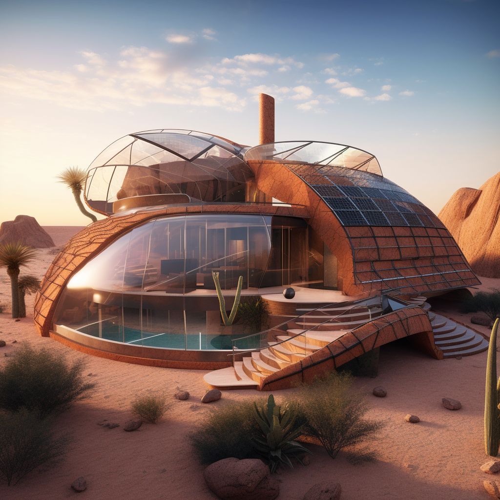 ideasss_page's tweet photo. 🏜️ A Mirage or the Future of Desert Living? ☀️

🌞 Solar-powered cooling
🏡 Naturally insulated with sun-dried bricks
💧 Water reclamation for eco-living

Would you live in a home like this? Tell us why! 👇

#SustainableDesign #DesertLiving #SolarPower #EcoInnovation https://t.co/LNPUVk9OHV