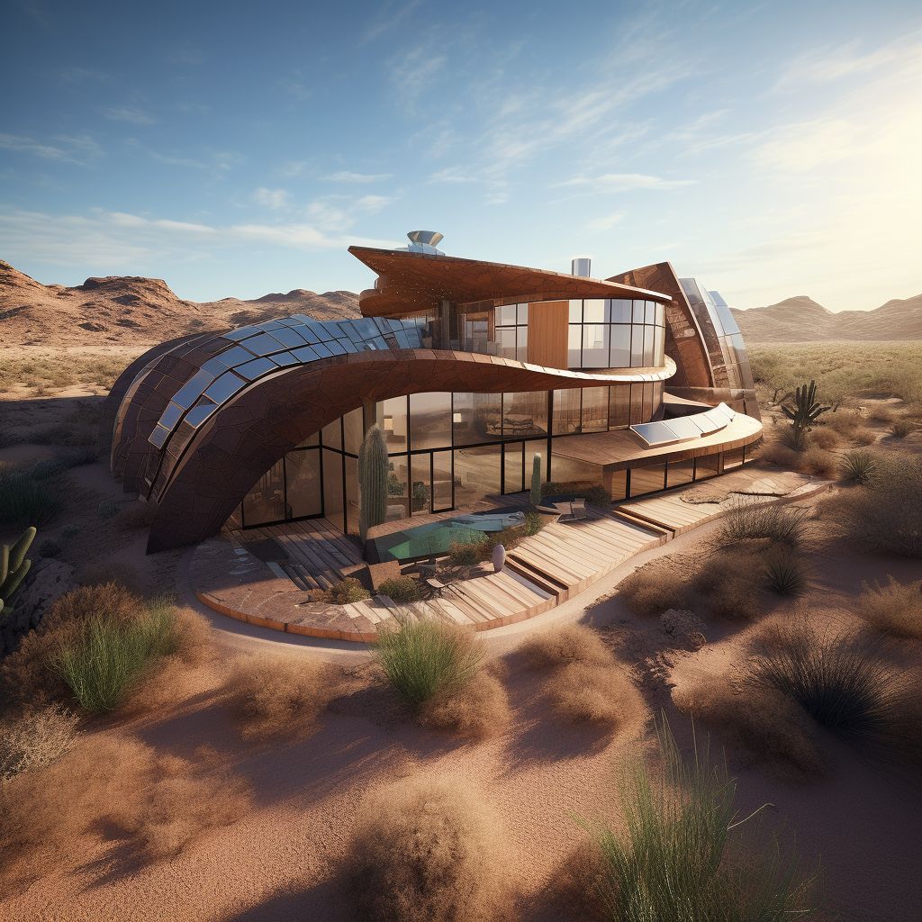 ideasss_page's tweet photo. 🏜️ A Mirage or the Future of Desert Living? ☀️

🌞 Solar-powered cooling
🏡 Naturally insulated with sun-dried bricks
💧 Water reclamation for eco-living

Would you live in a home like this? Tell us why! 👇

#SustainableDesign #DesertLiving #SolarPower #EcoInnovation https://t.co/LNPUVk9OHV