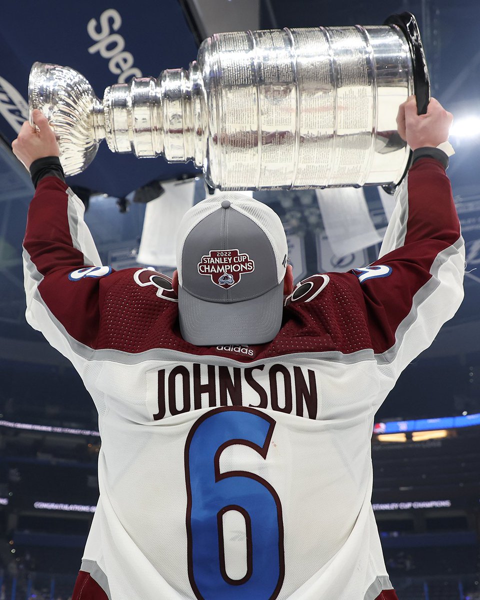 NHL's tweet photo. Erik Johnson is headed back to the @Avalanche! 🏔️

How we feelin' Avs fans? #NHLTradeDeadline https://t.co/UrhaCBZR9T