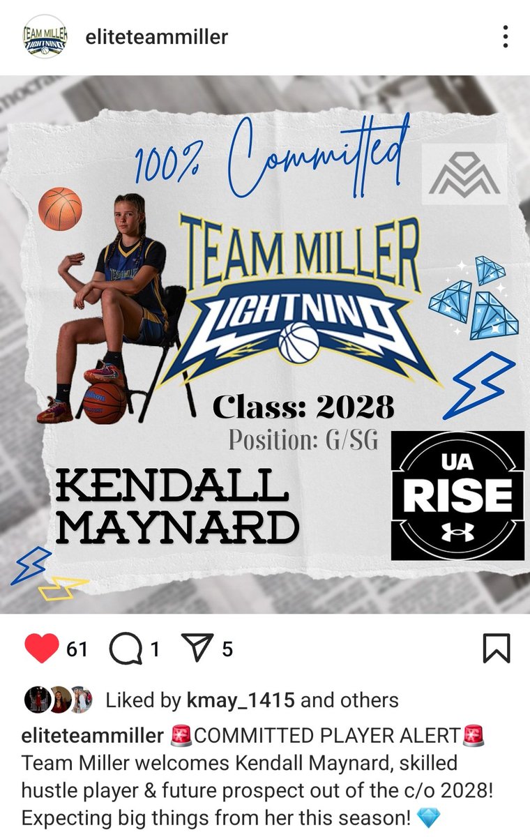 Committed!! <a href="/Kmaynard1415/">Kendall Maynard</a>-skilled hustle player who brings a great energy to the court!