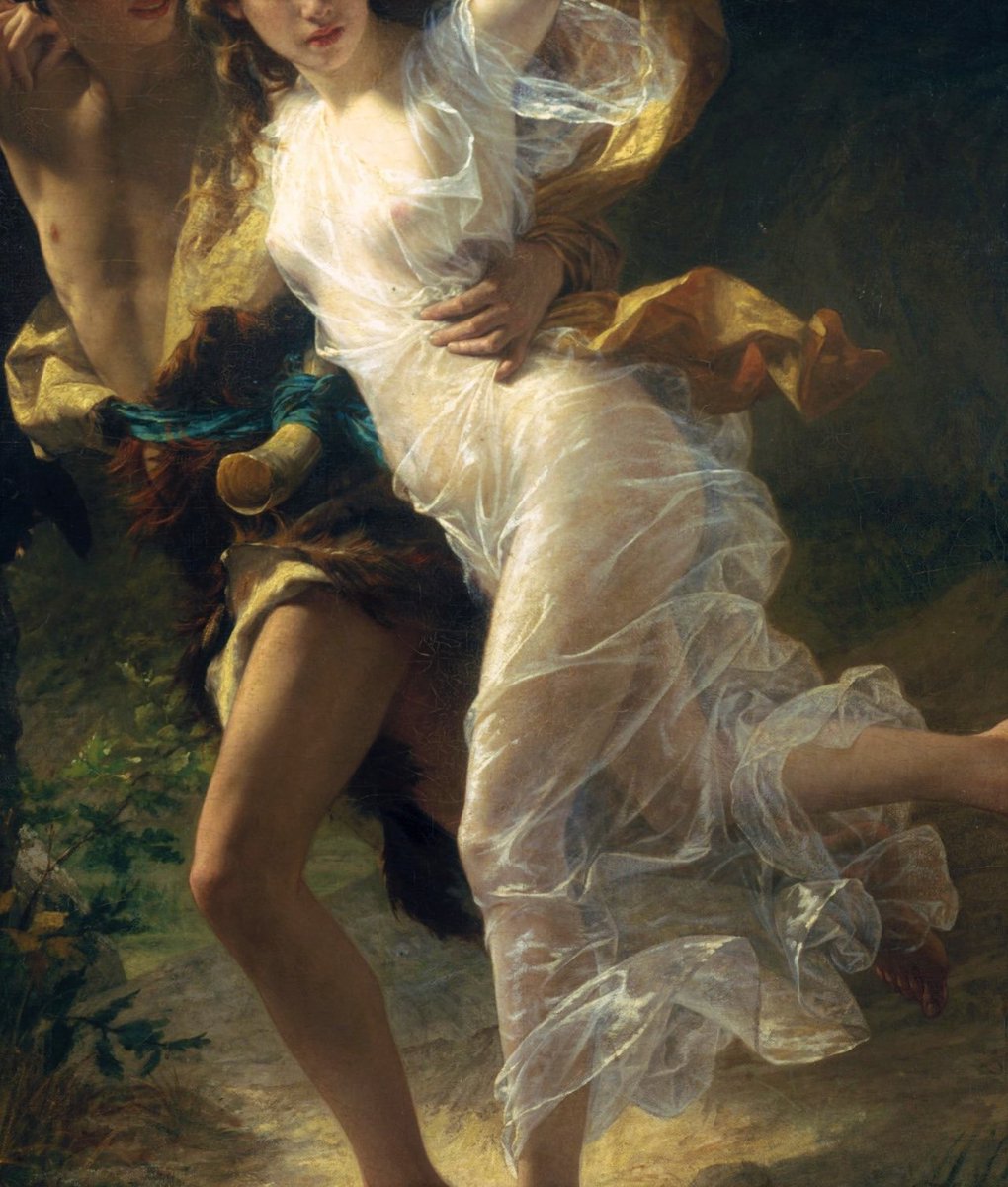 The Storm, 1880, by Pierre Auguste Cot (detail)