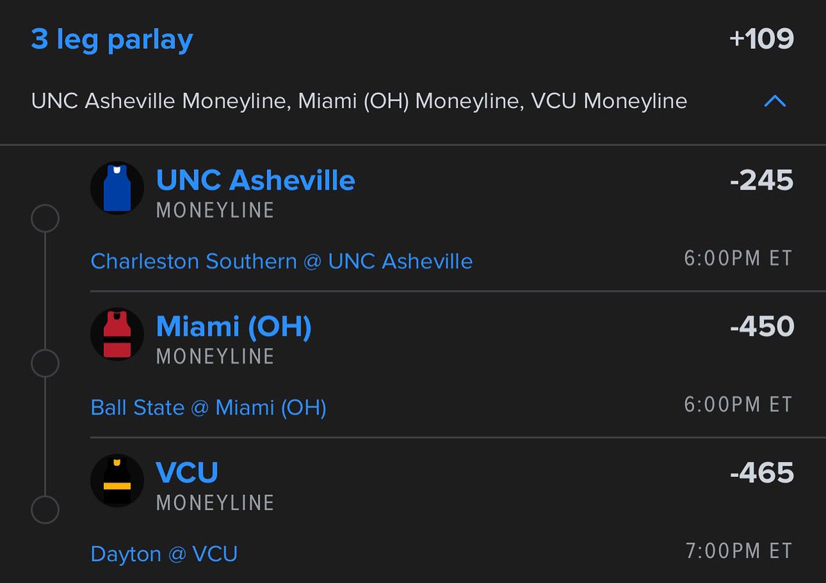 IceCapBets's tweet photo. SINCE THE SERVER BE COOKING UP ITS TIME WE START A LADDER CHALLENGE 🪜🪜🪜🪜🪜
.
.
.
DAY 1:
ML UNC Asheville
ML Miami (OH)
ML VCU
.
.
.
#ICECAPP #ICECAPDONTMISS #ladderchallenge #BigWins #VIPAccess #FreeVIP #BettingTips #EasyMoney #SportsBets #MoneyMoves #BetSmart #freeplays https://t.co/rX7HCYTW31
