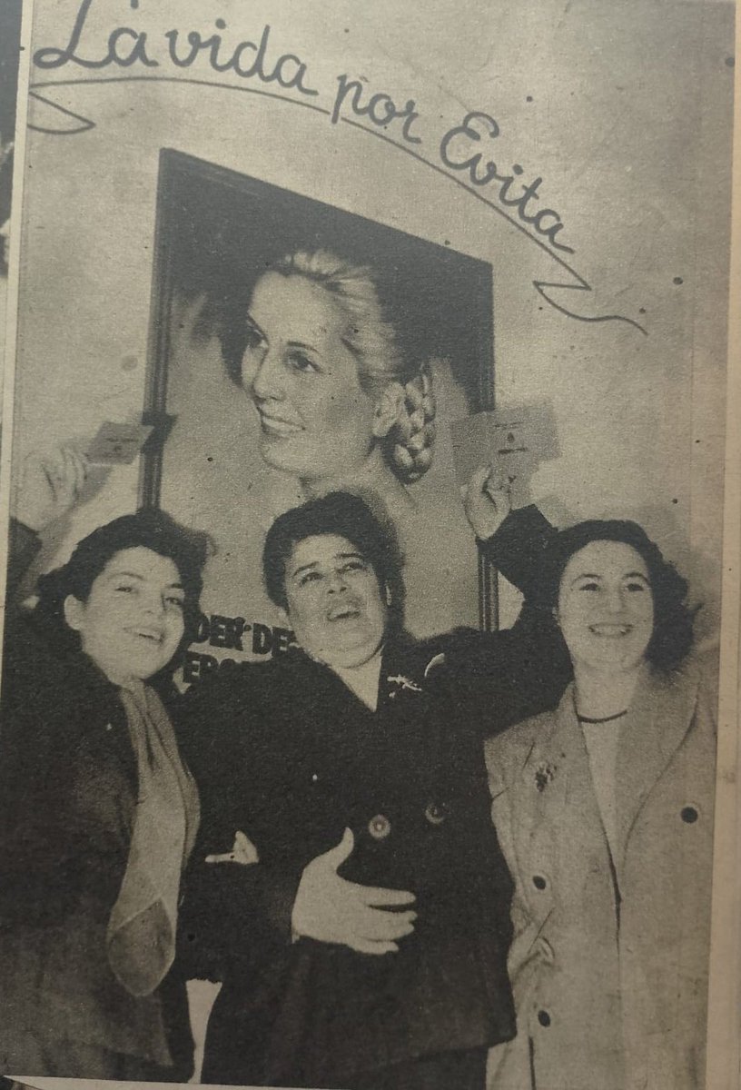 Inauguración del primer local propio del Partido Peronista Femenino en Capital Federal. 1950. La vida por Evita.