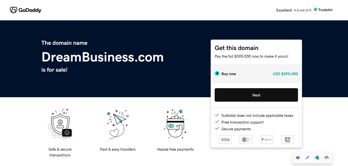domainqc's tweet photo. ✅ https://t.co/2Nr0zF90PQ
  {Available for Sale!}

☑️
👉Brandable
👉 Best extention
👉Strong keyword
👉 Easy to share
👉Long-term potential

✅ https://t.co/2Nr0zF90PQ only $49k
But  
❎ .com Listed $3,95,000.00❌

#startup #AI #Web3 #NFT #Web3 #business #Dubai #NFTs  #Bitcoin https://t.co/Vpjoz80Kh9