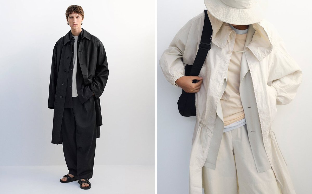 dieworkwear's tweet photo. Uniqlo U by Lemaire, SS25 https://t.co/CWpJKdthOU