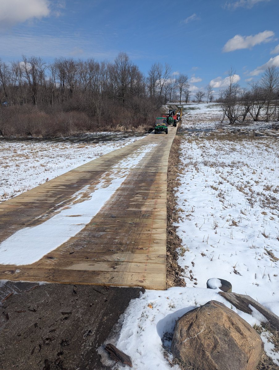 Bridge work underway <a href="/TheMayfieldSR/">The Mayfield Sand Ridge Club</a>