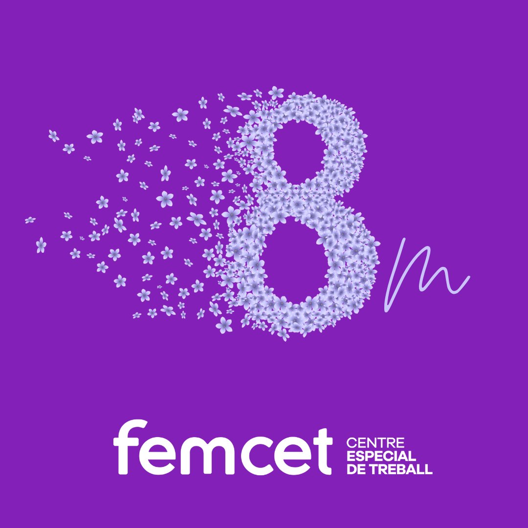 ✨ 8 de març - Dia Internacional de la Dona ✨

Visibilitzem el paper de les dones amb discapacitat al món laboral. Al nostre Centre, el 64% de la plantilla són dones i l’equip directiu està liderat per elles.

Seguim lluitant per la inclusió i igualtat d'oportunitats. 💪💜