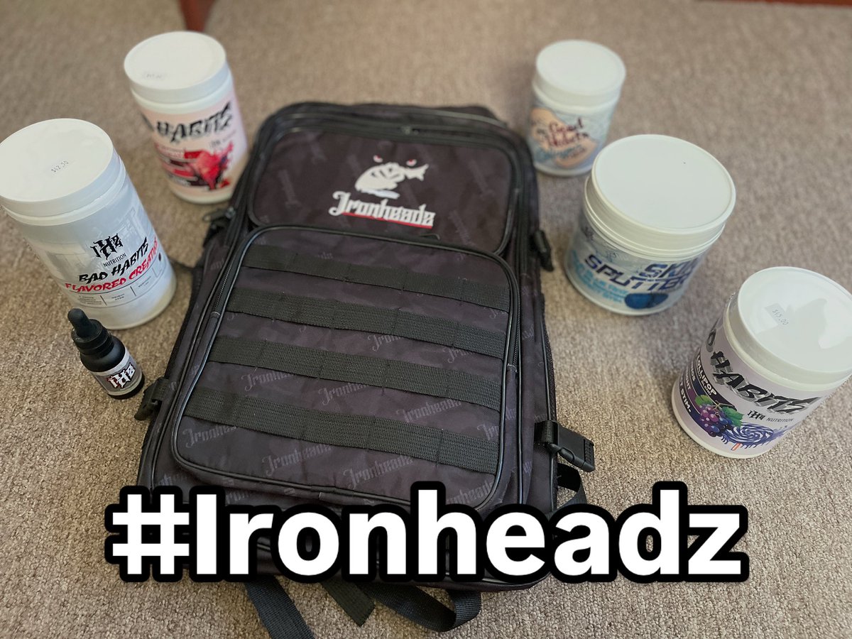 MuscleSport_LLC's tweet photo. Thank you so much for the #supplements &amp; #backpack 🤝 from @ironheadzgym @bad_habits_supps the title sponsor of our Friday IG Live broadcasts. You guys rule! #ironheadz #ironheadzgym #badhabits #badhabitsstore #badhabitssupplements #mSm #musclesport #musclesportmag https://t.co/jNhfKPiopT