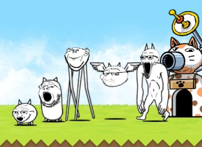 whaledolfin's tweet photo. billions must battle cats https://t.co/jDQnHBjkGz