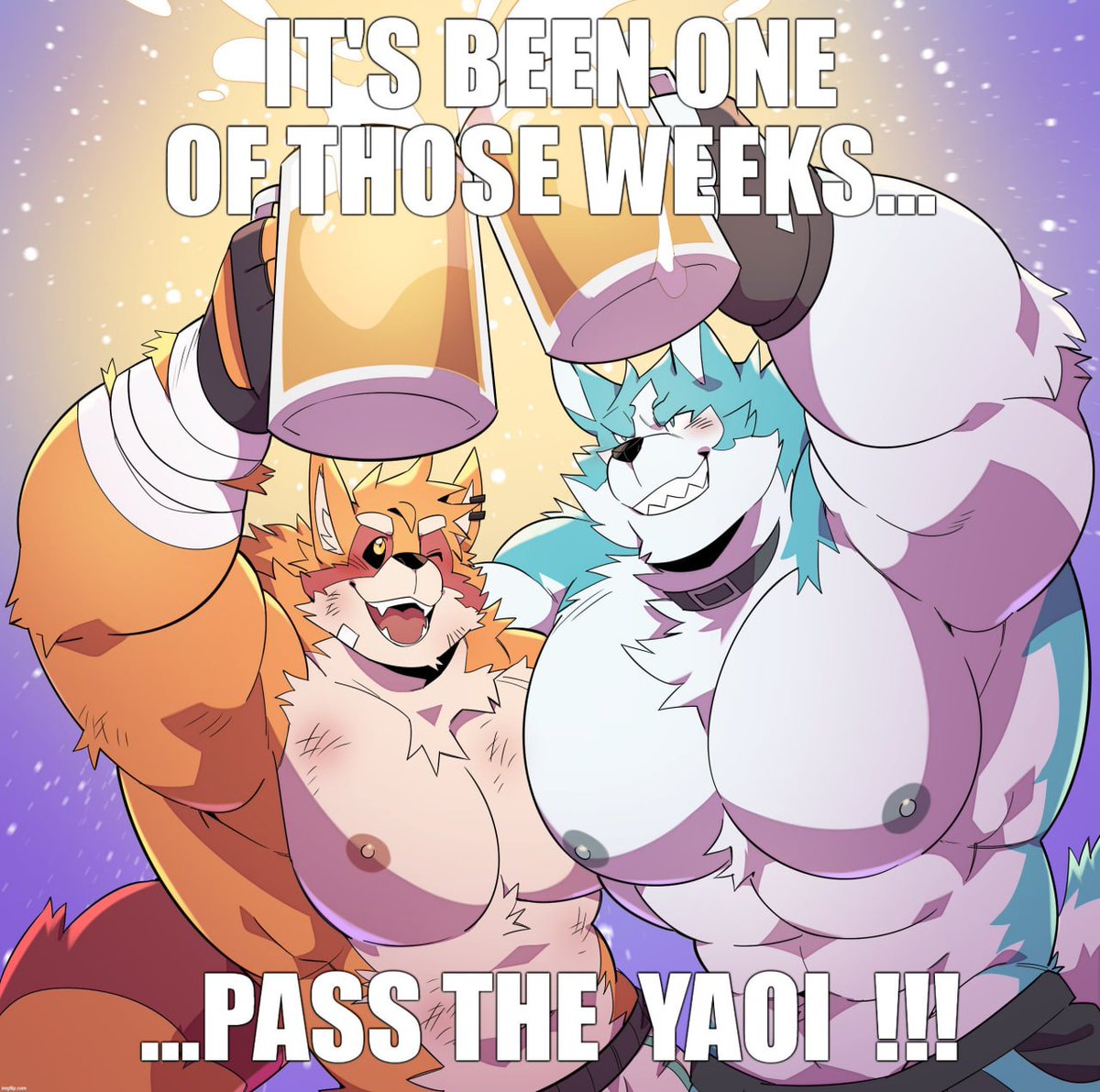 JerichoOgami's tweet photo. HAPPY FRIDAY it's certainly been one of those weeks 

I'm tigered from work hh

🎨: @/KokuKokuBoo https://t.co/54Hyjw8Bfw