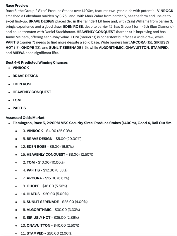 hotbets365's tweet image. 🔥 Flemington Early Quaddie 🔥
💰 Starts 1:10 PM with Race 3 – Time to lock in the early legs! 🚀
Check out the full strategy

#Flemington #Quaddie #TheWinningFactor