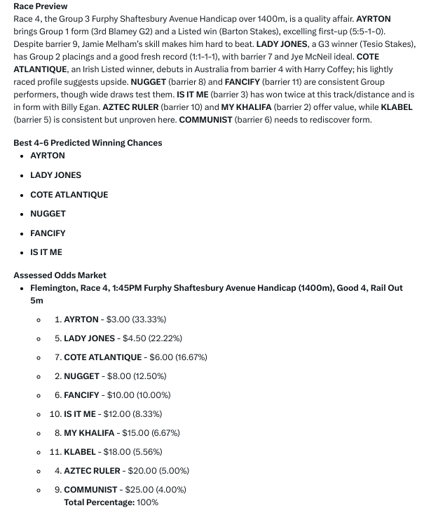 hotbets365's tweet image. 🔥 Flemington Early Quaddie 🔥
💰 Starts 1:10 PM with Race 3 – Time to lock in the early legs! 🚀
Check out the full strategy

#Flemington #Quaddie #TheWinningFactor