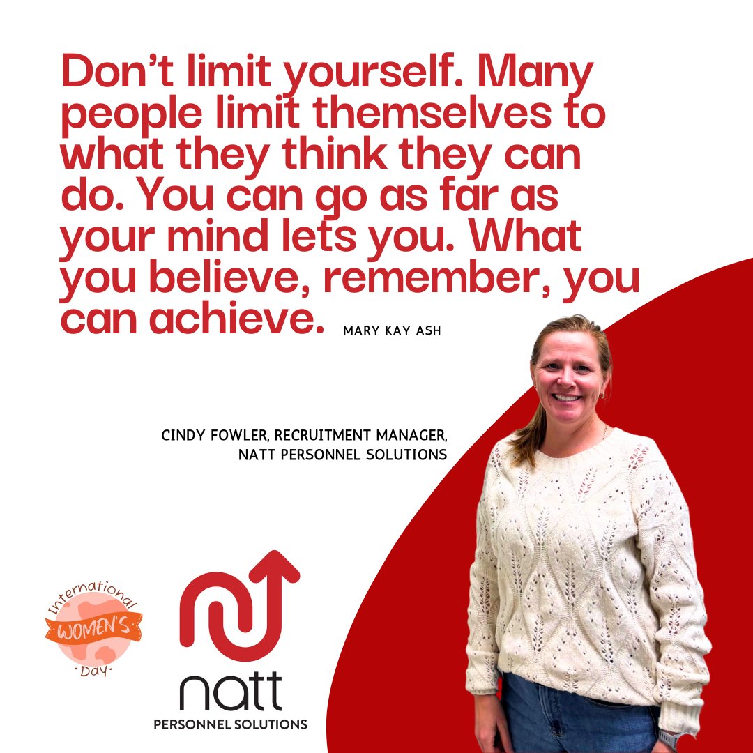 Happy International Women's Day!

Sending a huge shoutout to our Recruitment Manager, Cindy! Cindy is one of the strongest, most resilient women we know! She is such a hard worker and we admire her dedication! #IWD2025