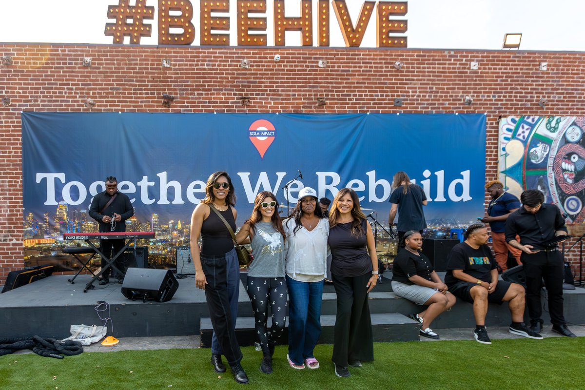 WhyNotFdn's tweet image. A transformational day of recovery, resilience and strength.
We're proud to partner with @jklivinFNDN, @solafoundation1 and @SoLaImpact for Together We Rebuild, a community event held for all those impacted by the LA fires.
Thanks to all who supported!