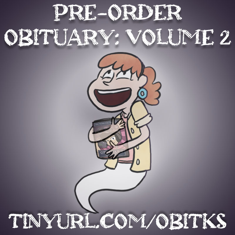 Pre-order your ghostly copy today! 
tinyurl.com/ObitKS