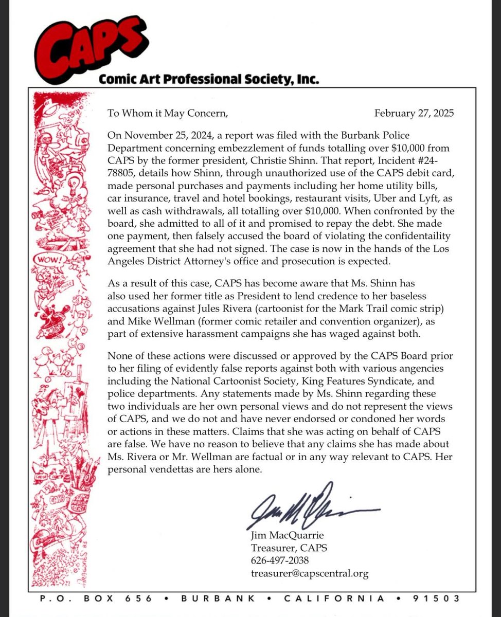 Comic Art Professional Society tweet media