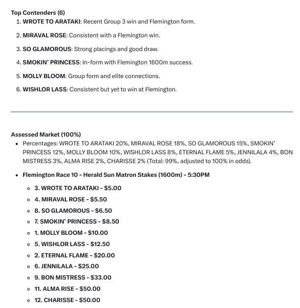 hotbets365's tweet image. 🏆 Flemington Main Quaddie 🏆
💥 Kicking off 3:30 PM with Race 7 – Let’s finish strong! 🎯
Full breakdown here

#Flemington #Quaddie #TheWinningFactor
