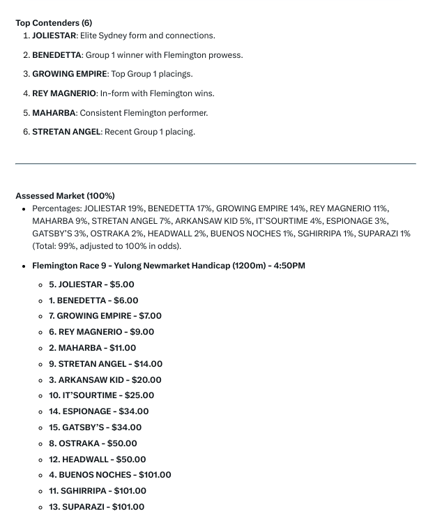 hotbets365's tweet image. 🏆 Flemington Main Quaddie 🏆
💥 Kicking off 3:30 PM with Race 7 – Let’s finish strong! 🎯
Full breakdown here

#Flemington #Quaddie #TheWinningFactor