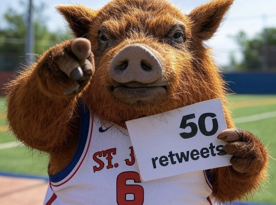 StormHogs's tweet photo. Anyone need a little something to liven up their Friday night? 50 retweets and it’s yours. #stormhogs #sjubb https://t.co/PsaygkWaDk