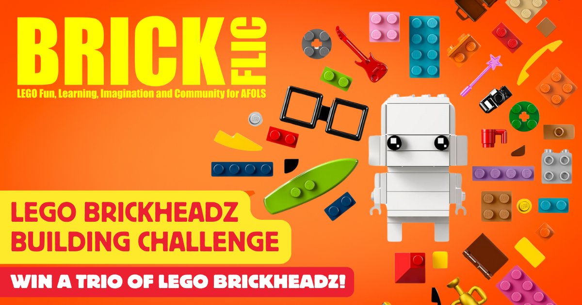 Our latest #LEGOBuildingChallenge is now live! Take part for a chance to #win a trio of LEGO Brickheadz!

Head over to our latest post for all the details of the build challenge and a detailed look at the anatomy of a #LEGO Brickheadz figure!

brickflic.com/2025/03/07/leg…