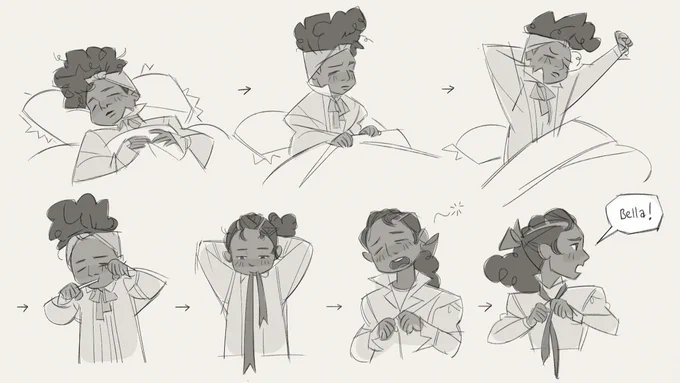 waking up 