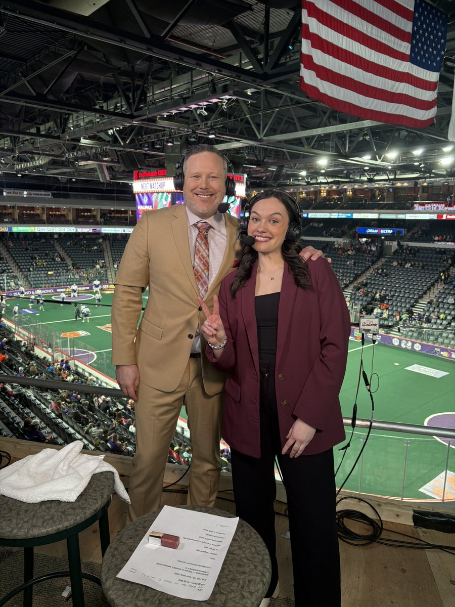 TeddyJenner's tweet image. Cant’t really believe this is happening. But from day 1, I sort of always new @makijenner and I were destined to do something extra special 

Tonight we call our first @NLL_on_TSN game together.
