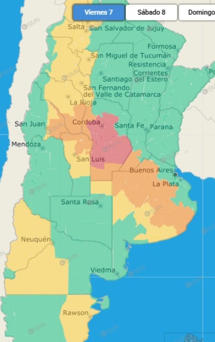 Paola_Furtado's tweet photo. #Cordoba
ALERTA ROJA 🚩🚩🚩
#Tormenta
Avisen a familia y amigos
Rige una alerta roja en la mayor parte de la provincia de Córdoba. Esto quiere decir que se esperan fenómenos meteorológicos excepcionales con potencial de provocar emergencias o desastres. https://t.co/GxsZ5ZsBsZ