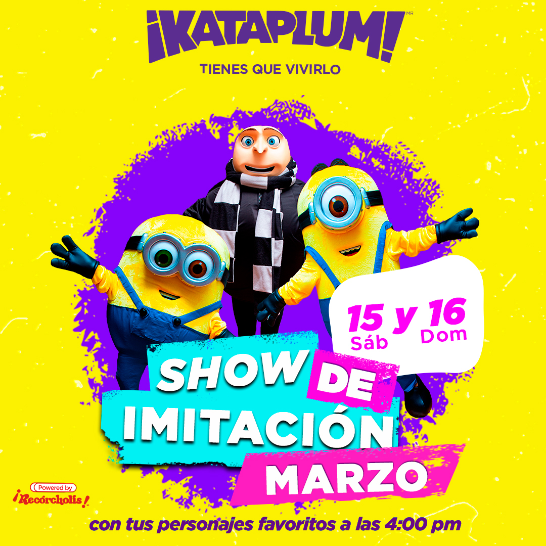 🍌💜 ¡Una misión llena de diversión y locuras amarillas te espera! 🤩🎭
✨ No te pierdas el show de los Amigos de Tato a las 4 pm en Foro Insomnio.
¡𝗡𝗼 𝘁𝗲 𝗹𝗼 𝗽𝗶𝗲𝗿𝗱𝗮𝘀! 🚀🎉

#minionsenacción  #DiversiónParaTodos #ShowsInfantiles