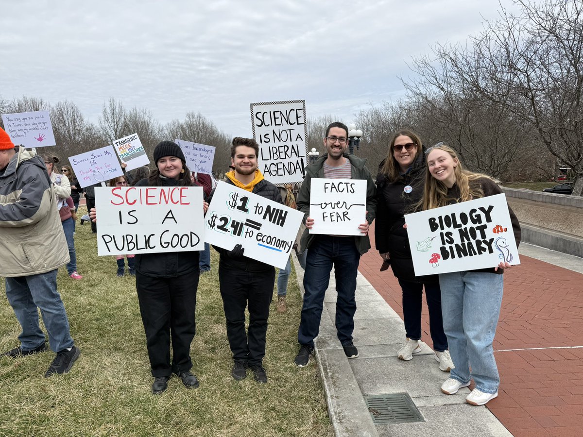 Great day to #StandUpForScience!