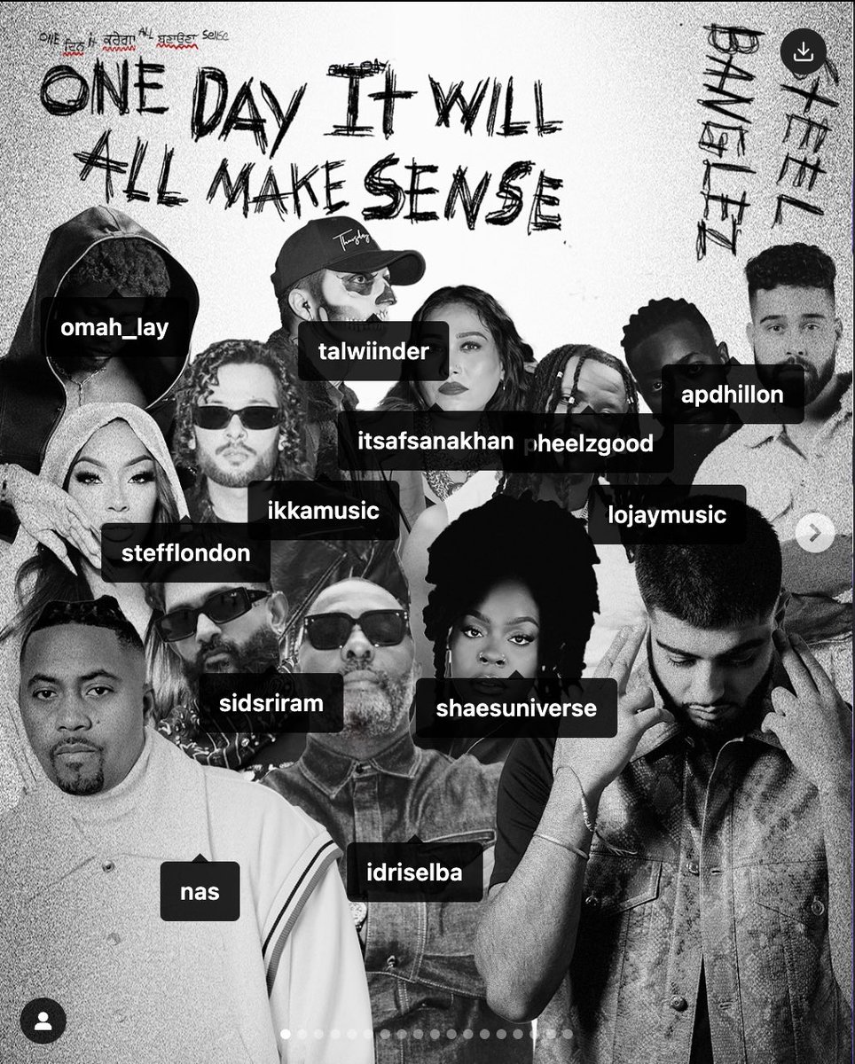 LickshotLippy's tweet photo. Steel Banglez got Nas, Omah Lay AND Idris Elba to jump on UK rap beats in this EP? This guy deserves his flowers https://t.co/kt1I5r8HNQ