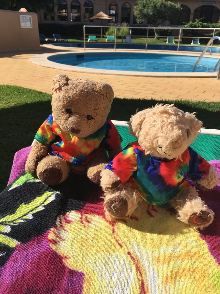tararafacebook's tweet photo. @tinyteddy8 I bought my husband a bear when he was working away from home for weeks at a time. That was 20 years ago. He’s been everywhere with us since. Picked himself a little buddy up on the plane going out to Portugal a few years back. https://t.co/A0wSMPFF2u