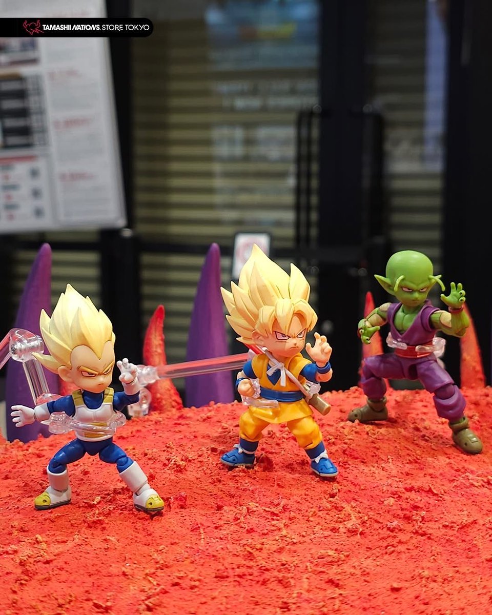 preterniadotcom's tweet photo. Some new Bandai S.H.Figuarts Dragon Ball DAIMA prototypes on display at the Tamashii Nations Store in Tokyo.

Anything here you’d like to become a reality? https://t.co/VoO0EiR1Db