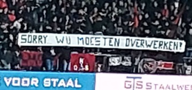buurman's tweet photo. Overwerken om een kaartje te kunnen betalen…
#helmvv https://t.co/r37O23lb9H